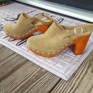 Lucky heel clog/mules